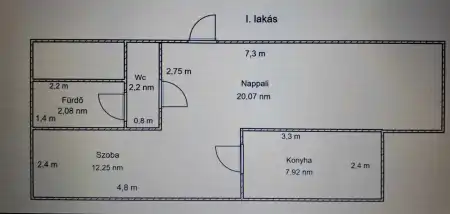 Eladó téglalakás, Albertirsa 2 szoba 44 m² 45.5 M Ft